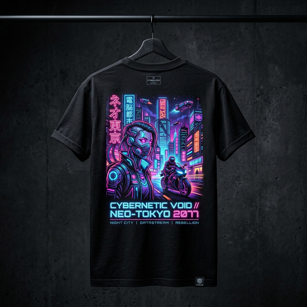 Neon Pulse Grafik Baskı